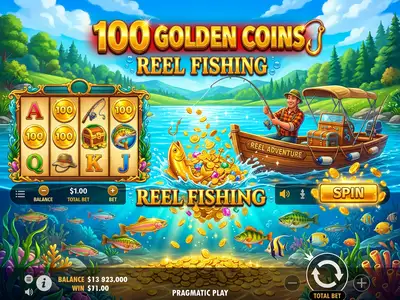 100 Golden Coins Reel Fishing - Pragmatic Play - Jouer sur Rockstar Casino
